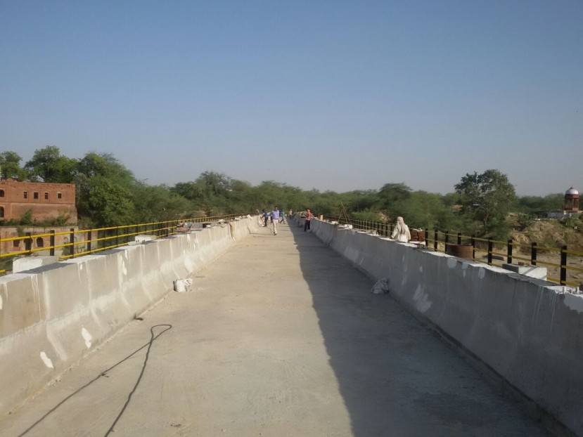 Water supply Agra water supply project Pipe Bridge over Yamuna